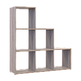 Стелаж Doros Степ 3х3 Дуб сонома відкритий 102.6х28.8х106.1 (41516160), фото 6