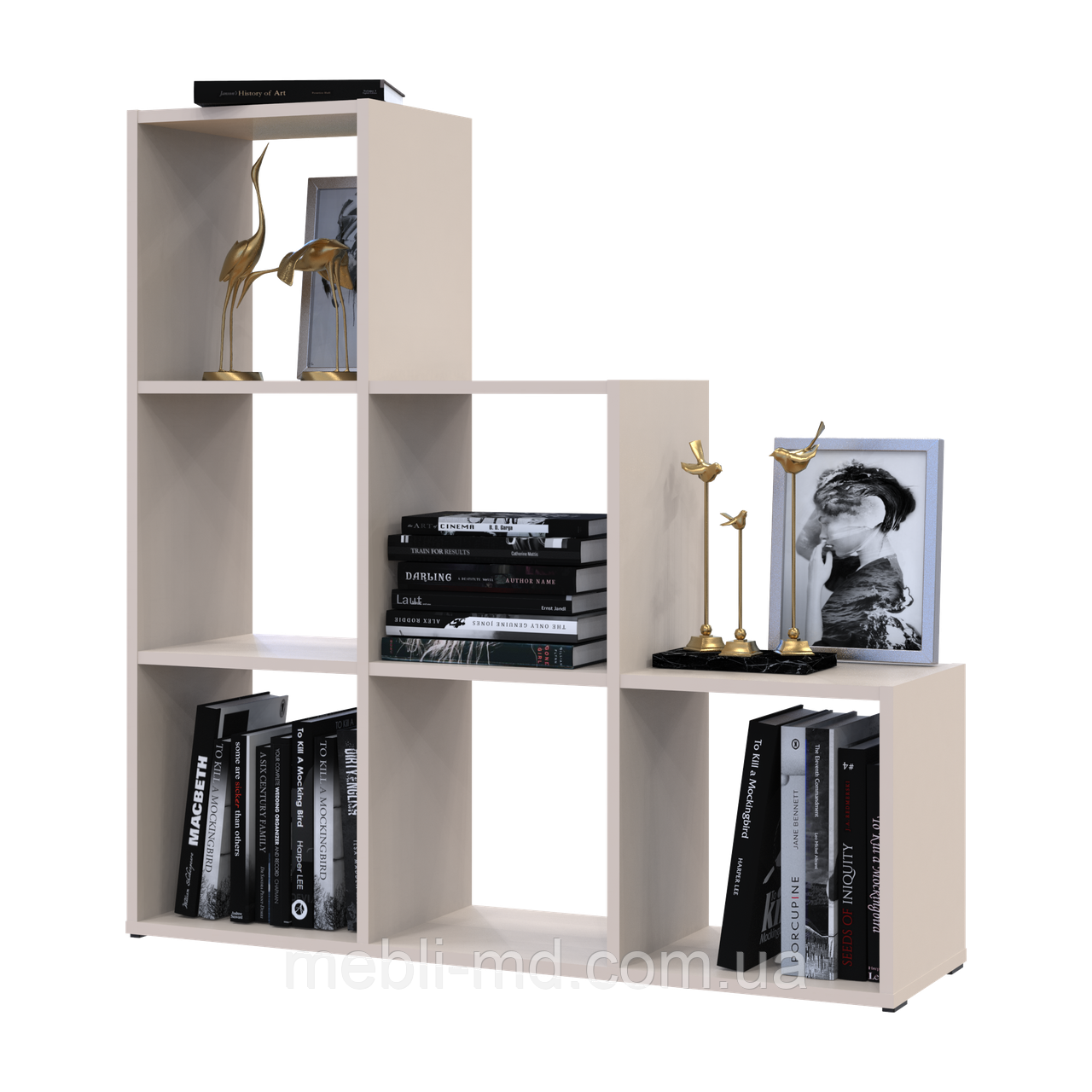 Стелаж Doros Степ 3х3 Кашемір відкритий 102.6х28.8х106.1 (41516163), фото 1