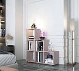 Стелаж Doros Степ 3х3 Кашемір відкритий 102.6х28.8х106.1 (41516163), фото 2