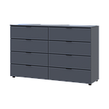 Комод Doros Рон 8 Графіт 8 Шухлядок 130х38х81 (41516173), фото 3