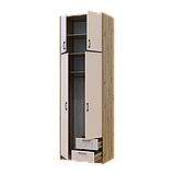 Антресоль висока Doros Ронді Дуб Артізан/Кашемір 2 ДСП 82х52х65 (41516181), фото 6