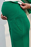 Костюм для вагітних та годуючих із трикотажу тринитка зелений S, фото 9