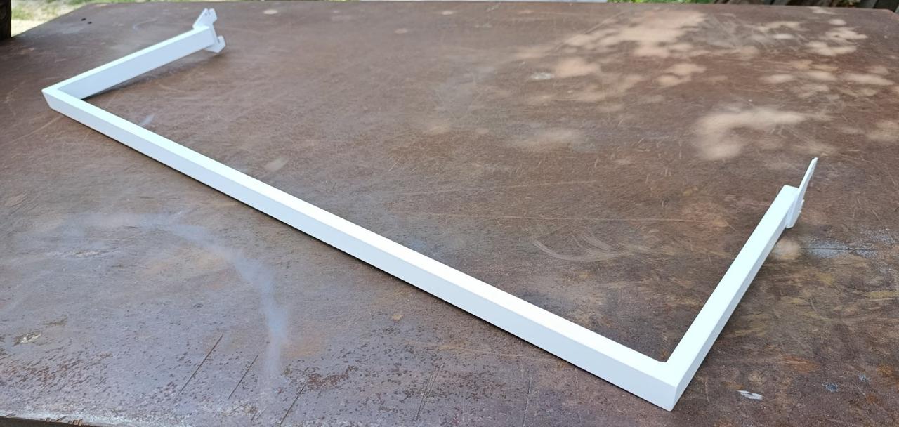 Дуга в рейку із квадратного профілю біла 120 см, фото 1