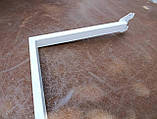 Дуга в рейку із квадратного профілю біла 120 см, фото 4