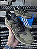 Чоловічі кросівки Adidas Ozweego khaki Адідас Озвиго хакі зелений повсякденні, фото 5