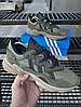 Чоловічі кросівки Adidas Ozweego khaki Адідас Озвиго хакі зелений повсякденні, фото 6