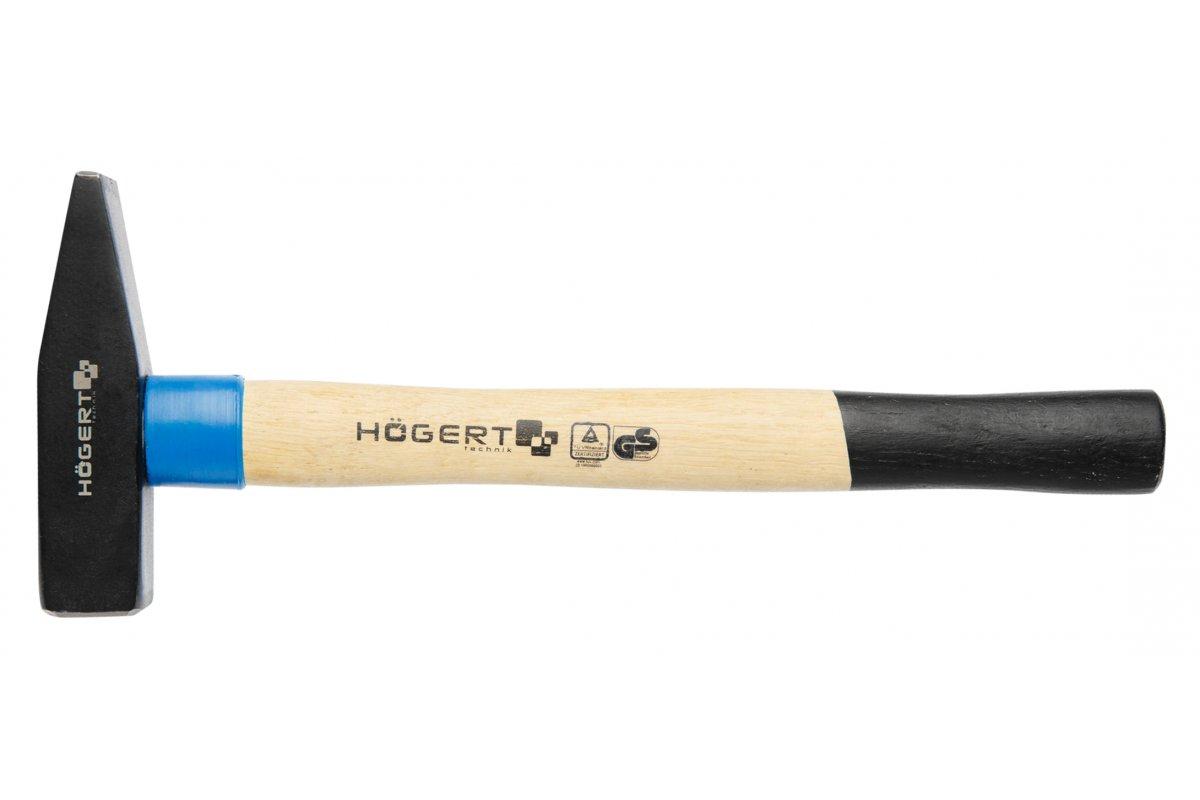 Молоток кувалдового типу 1000 г з дерев'яною ручкою Hogert (HT3B010), фото 1