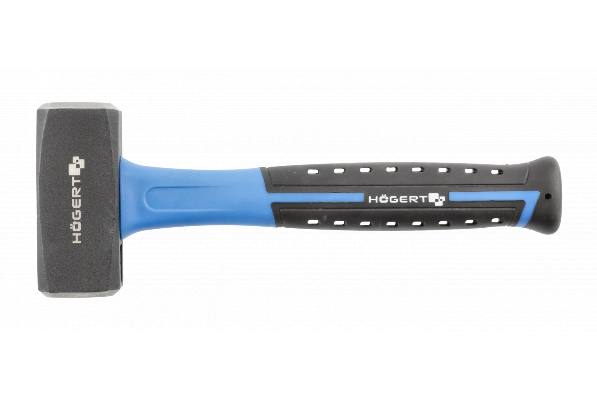 Молоток для мулярських робіт 1000 г зі скловолоконною ручкою Hogert (HT3B036), фото 1