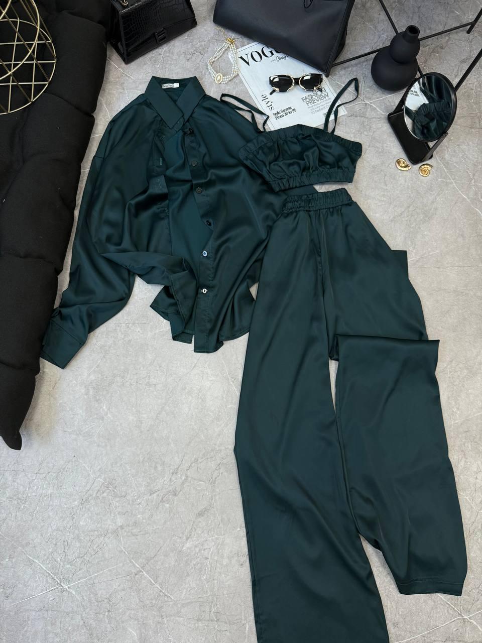 Жіночий костюм 3-ка; Різні кольори; Розміри: 42-44, 46-48, 50-52 ;, фото 1