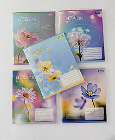 Зошит 96 аркушів у лінію Tender Flowers (768085) 1 вересня