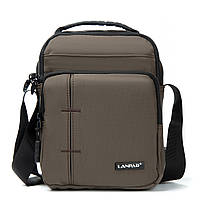 Сумка Чоловіча Планшет нейлон Lanpad 0939 brown. Купити чоловічі сумки гуртом і в роздріб Україні.