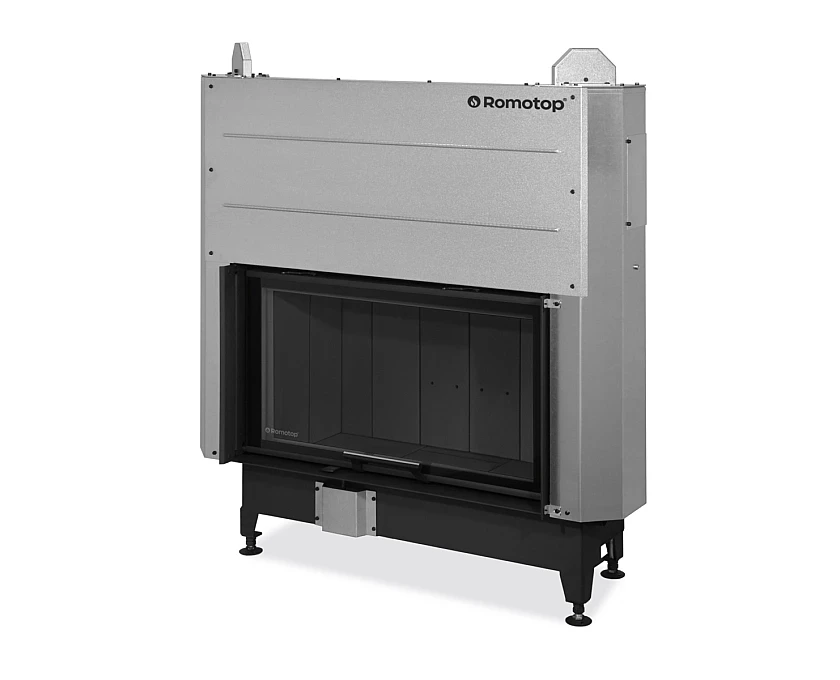 Топка камінна Romotop HEAT 3g L 88.50.06 з чорною керамікою, фото 1