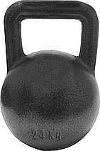 Гиря для кросфіту чавунна гиря спортивна для фітнесу гиря для атлетичних вправ лита GoodLift 24 кг, фото 2