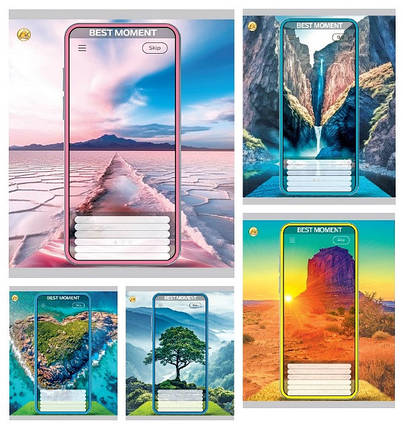 Зошит 24 арк. лінія "Тетрада" / Best moment, фото 1