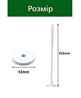 Магнітний тримач дверцят пральної машини захист від цвілі та вологи. Гнучкий фіксатор люка білий, фото 3