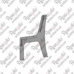 Кована боковина лавки 568х825 (комплект - ліва, права) Арт. 67.007