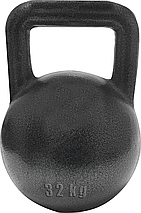 Гиря для кросфіту чавунна гиря спортивна для фітнесу гиря для атлетичних вправ лита GoodLift 32 кг, фото 2