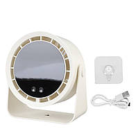 Вентилятор настільний HURRISE, 100 швидкостей, турбопотік, бежевий