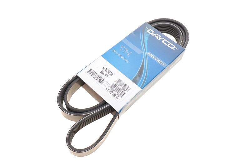 Полікліновий ремінь SUBARU TRIBECA, FORD ESCORT, DAYCO (6PK1650), фото 1