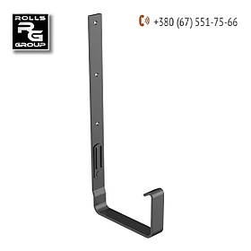Кронштейн квадратної ринви довгий сталевий