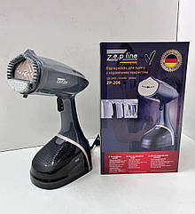 Ручний вертикальний відпарювач Zepline ZP-206, 3000 Вт, 500 мл, з насадкою-щіткою, чорний