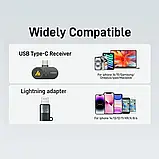 Maono Wave T5 петличний мікрофон Type-C для iPhone та Android + перехідник з Lightning, фото 9