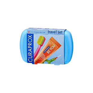 Дорожній набір Be You Blue (синій) CURAPROX