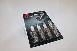 Свiча запалювання Газель,Волга,УАЗ дв.405,406,409,ВАЗ (компл.4шт) блiстер ("ЕЗ") А17ДВР