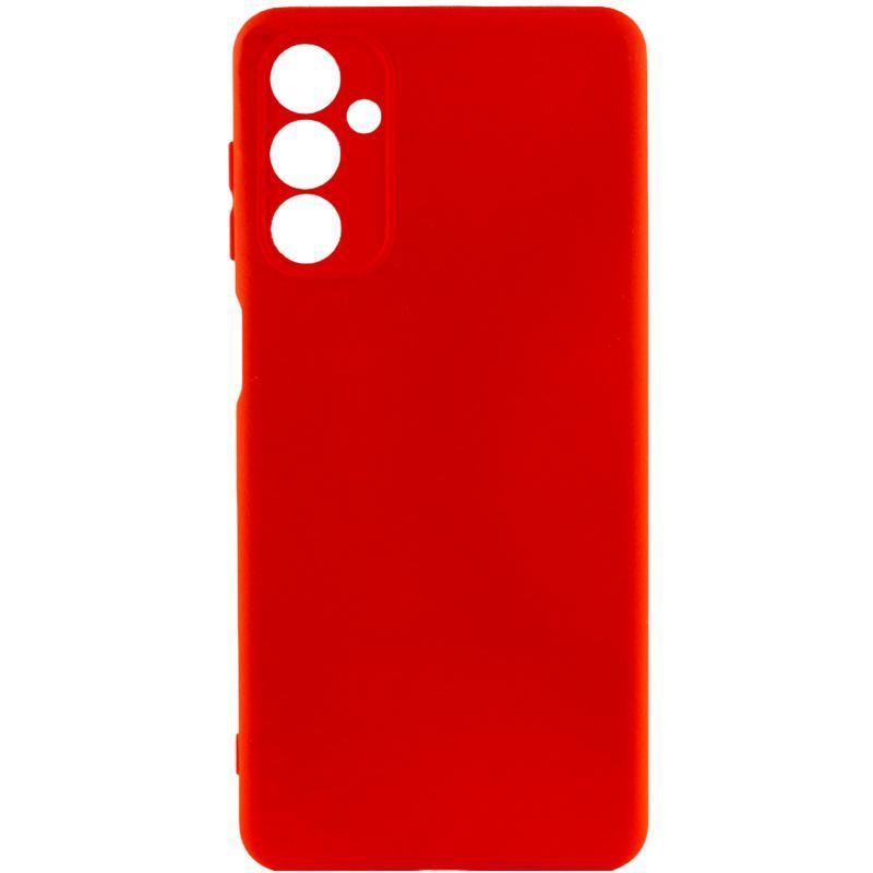 Чохол GETMAN Liquid Silk Full Camera для Infinix Hot 60 Pro | TPU + Мікрофібра Червоний / Dark Red, фото 1