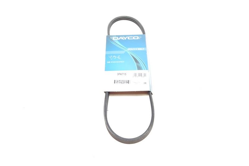 Полікліновий ремінь HONDA CRX, RENAULT CLIO, DAYCO (3PK715), фото 1
