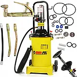 Пневматичний шприц для змащування Mar-Pol M78059 12 л з пістолетом і шлангом, фото 2