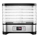 Сушарка для грибів, овочів і фруктів RUHHY 400 Вт – потужна, містка та економна, фото 2