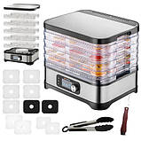 Сушарка для грибів, фруктів та овочів 400вт Ruhhy 25928 ефективне сушіння та економія енергії, фото 5