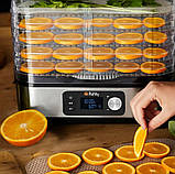 Сушарка для грибів, фруктів та овочів 400вт Ruhhy 25928 ефективне сушіння та економія енергії, фото 6