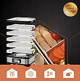 Сушарка для грибів, фруктів та овочів 400вт Ruhhy 25928 ефективне сушіння та економія енергії, фото 9