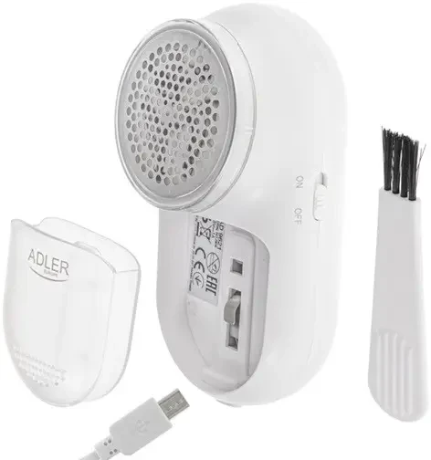 Машинка для видалення катишків акумуляторна Adler AD 9621, біла, фото 1