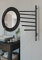 Полотенцесушитель электрический ELNA Вертикаль 6 785х395х75 черный с таймером и регулятором температуры