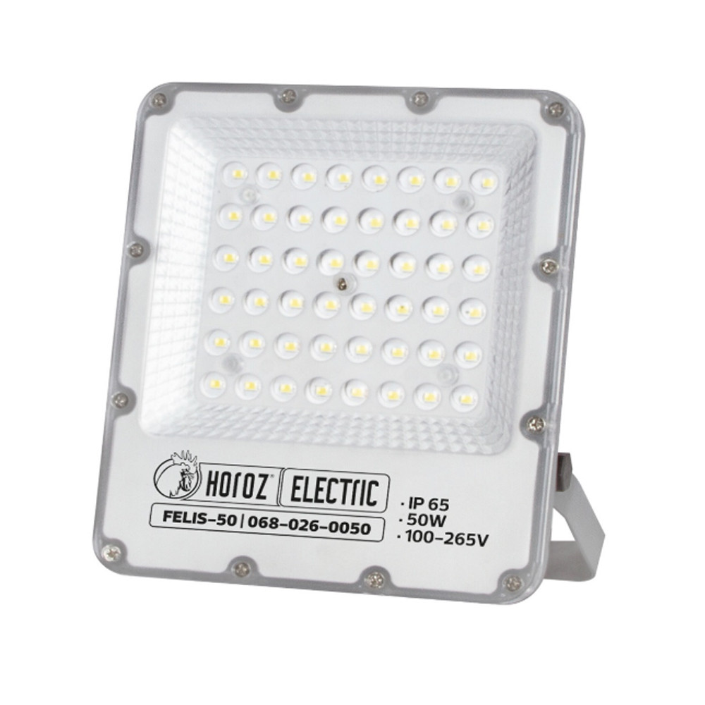 Светодиодный прожектор HOROZ ELECTRIC FELIS-50 50W 6400K, фото 1