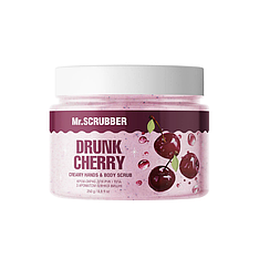 Крем-скраб для рук і тіла з ароматом п’янкої вишні Mr.SCRUBBER Drunk Cherry, 250 мл (1137)