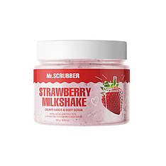 Крем-скраб для рук і тіла з ароматом полуничного коктейлю Mr.SCRUBBER Strawberry Milkshake, 250 мл (1136)