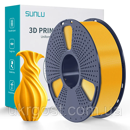SUNLU PLA Light Gold/Світло-Золотий 1,75 мм 1 кг Пластик Філамент для 3D принтера, фото 1