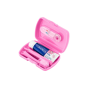 Дорожній набір Kids Рожевий CURAPROX