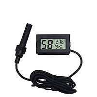 Міні-термометр-гігрометр Spices FY-12 з датчиком і РК-дисплеєм