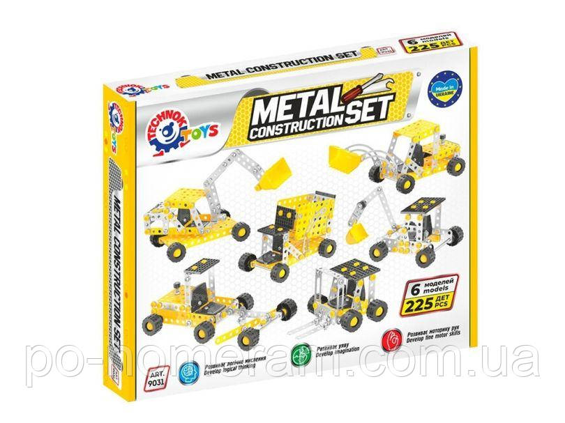 Технок Конструктор металевий (9031) 225 дет. настільна гра, фото 1