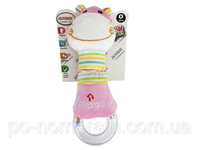 JackyBABY Іграшка брязкальце Бегемот (1206) настільна гра, фото 1