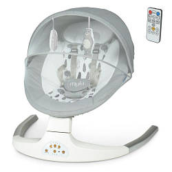 Захитуючий центр шезлонг для новонароджених з пультом і мелодіями EL Camino Myla