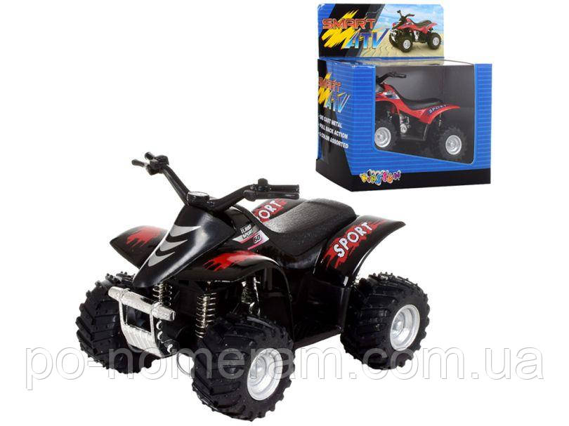 Kinsfun Машина (KS3506W) Квадроцикл металевий інерційний настільна гра, фото 1