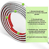 Молдинг 3000х20х8,5 мм Білий зі сріблом SW-00002674, фото 3