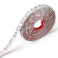 Молдинг 4950х20х7 мм Білий зі сріблом SW-00002679