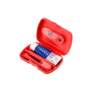 Дорожній набір Kids Червоний CURAPROX